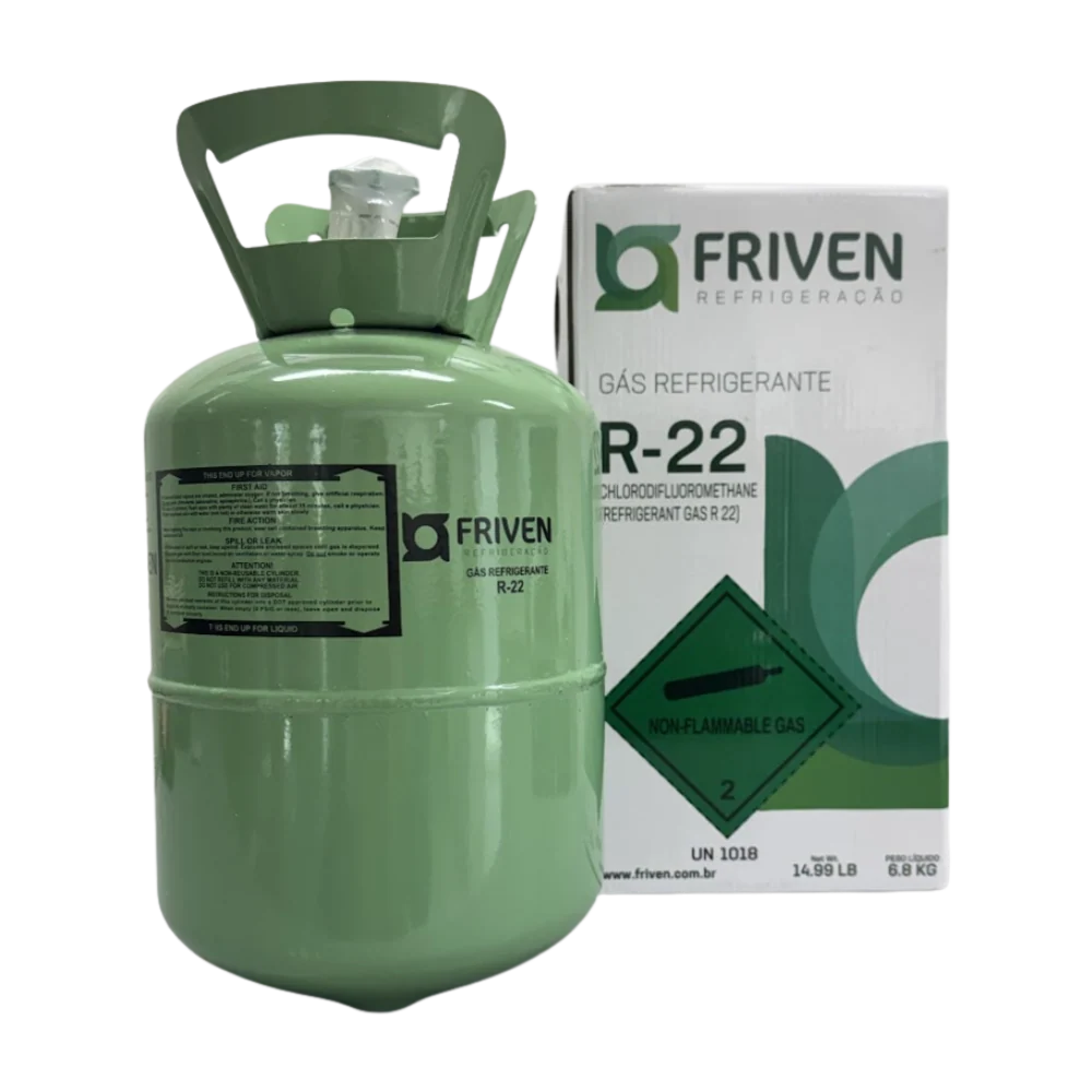 Gás Fluído Refrigerante Botija R22 6,8kg